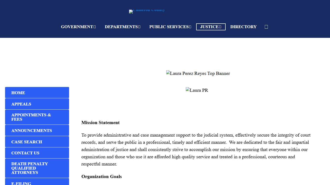 Laura Perez-Reyes, District Clerk - Cameron County